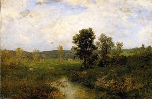 Summer Landscape — Alexander Helwig Wyant, Hudson River School