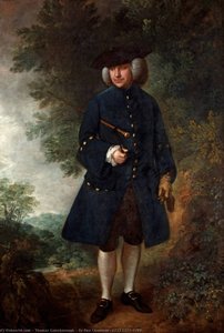 Dr Rice Charleton (1722 1723–1788) — Thomas Gainsborough, Romanticismo