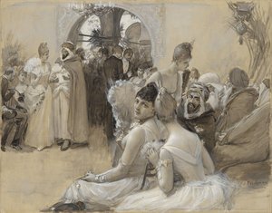 The Governor’s Ball, Algiers — Фредерик Артур Бриджман