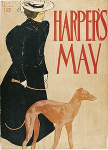 'harper's May', (47 X 33 Cm) (1897) — Edward Penfield