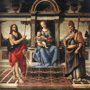 Madonna con San Juan Bautista y San Donato