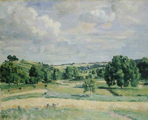 Landscape. Harvest-time In The Somme Valley — Ferdinand Guillaumin