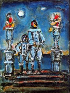 Blue Pierrots — Georges Rouault