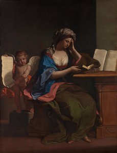 The Samian Sibyl With A Putto — Гуерчино (il Guercino)