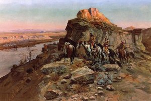 Planning The Attack — Charles Marion Russell