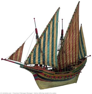 Votive Offering Model Of A Xabec — Francisco Fábregas Monegal
