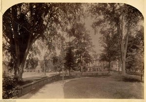 Eagle Hotel And Mansion House, From The Album Views Of Charlestown,new Hampshire — Gotthelf Pach