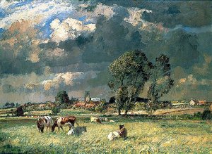 A Norfolk Village, Aldeby — Edward Brian Seago