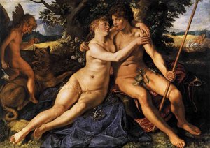 Venus Y Adonis — Hendrik Goltzius