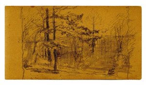 Landscape Sketch 9 — Теодоре Клемент Стелл, Impressionism