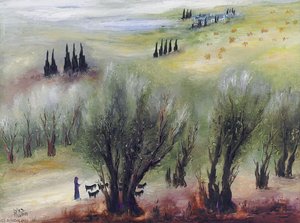 Galilean Landscape — Реувен Рубин