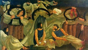 Washing Peter's Feet — Sir Stanley Spencer