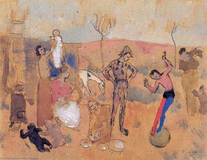 Family Of Jugglers — Pablo Picasso