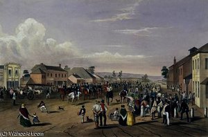 Departure Of Capt Sturt Into The Interior — Samuel Thomas Gill