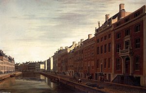 The Bend In The Herengracht In Amsterdam — Gerrit Adriaenszoon Berckheyde