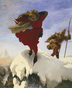 Manfred On The Jungfrau — Ford Madox Brown