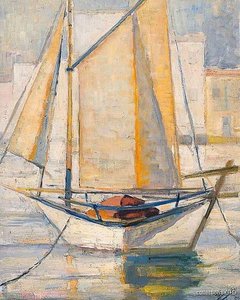 Boat With Sails — Periklis Vyzantios