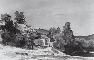 Troy Village Near Prague — Ivan Ivanovich Shishkin