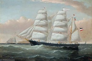 The Ship Maria At Sea — William H Yorke