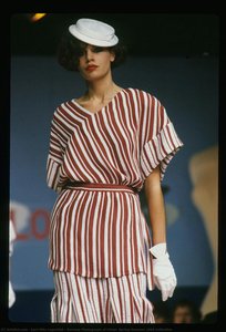 Runway Photograph Of Chloé, Spring/summer 1984 Collection — Karl Otto Lagerfeld