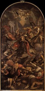 Martyrdom Of St Catherine Of Alexandria — Jacopo Palma Il Giovane, Baroque Style