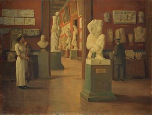 Visiteurs au musée