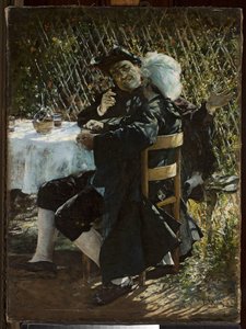 Priest In Conversation With A Man In A Frock Coat — Aleksander Gierymski