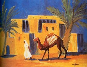 Bedouin with a camel