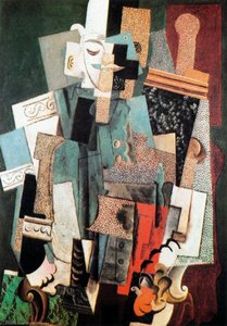 El Hombre De La Pipa — Pablo Picasso, Cubist Representation
