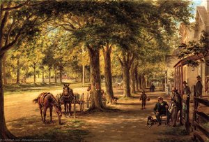 The Village Street — Edward Lamson Henry