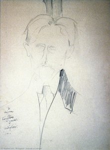 Portrait Of Lejeune — Amedeo Clemente Modigliani, Expressionism