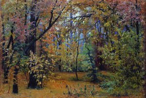 Autumn Forest — Ivan Ivanovich Shishkin, Realism