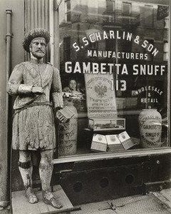 Snuff Shop, 113 Division Street, New York — Berenice Abbott