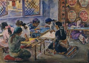 The First Group Of Bakhchisarai — Pyotr Konchalovsky