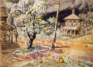 Cherry Blossom Snow — Charles Burchfield