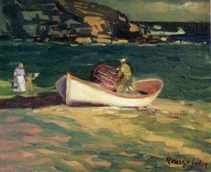 Fisherman, Cape Elizabeth, Maine — George Benjamin Luks