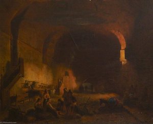 The Cow House — Thomas Stuart Smith, Romanticism