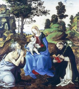 Holy Family — Filippino Lippi