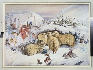 Fairies In The Snow — John Anster Fitzgerald