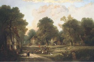 A Village In The New Forest — Edward Charles Williams