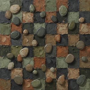 Primordial Strata: A Tactile Assemblage Of Textured Earth And Organic Stone — David Moreau, Plaster & Texture Art