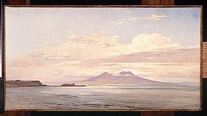 Le Vesuve Et Le Golfe De Naples Vus De La Mer — Pierre De Valenciennes