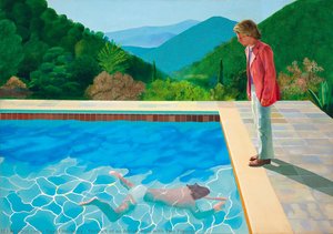 Portrait Of An Artist (pool With Two Figures) — David Hockney, Pop Art