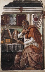 St Augustine — Sandro Botticelli, Renaissance
