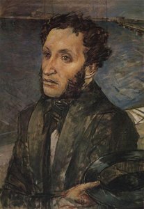 Pushkin In St. Petersburg — Kuzma Petrov-vodkin