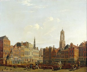 Utrecht Town Hall Bridge with Surroundings