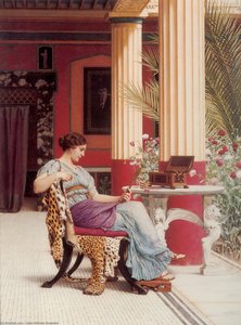 The Jewel Casket — R.b.a John William Godward