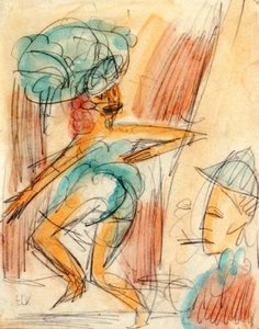 Dancer And Audience — Ernst Ludwig Kirchner