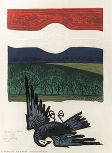 Landscape with Pigeon