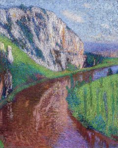 Le Lot De Saint Cirq Lapopie — Henri Jean Guillaume Martin